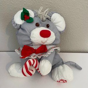 Vintage 1987 Fisher-Price Pufflump Christmas Mouse